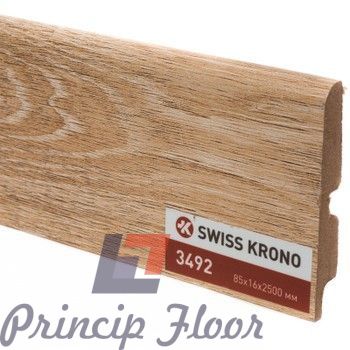 Плинтус Kronopol P85 3492, Swing Walnut, 2500х85х16мм, 9шт\уп
