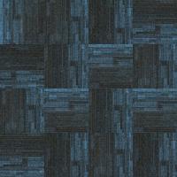 Ковровая плитка Interface (Интерфейс) Works Geometry 4278009 Cobalt 0,5 x 0,5m