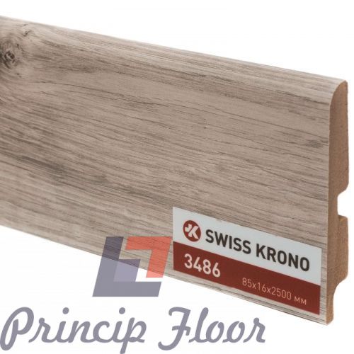 Плинтус Kronopol P85 3486, Latino Oak, 2500х85х16мм, 9шт\уп