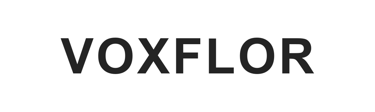 Текстовый логотип VOXFLOR Текстовый логотип VOXFLOR