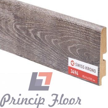 Плинтус Kronopol P85 3494, Pepper Oak, 2500х85х16мм, 9шт\уп