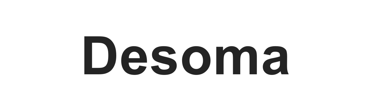 Текстовый логотип Desoma Текстовый логотип Desoma