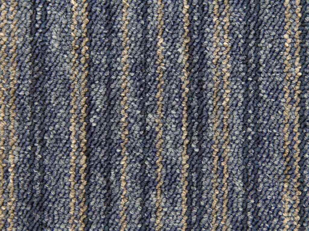 Плитка ковровая Bonkeel Space\Спейс Strip Blue, 50х50, 5м2\уп, PP SD