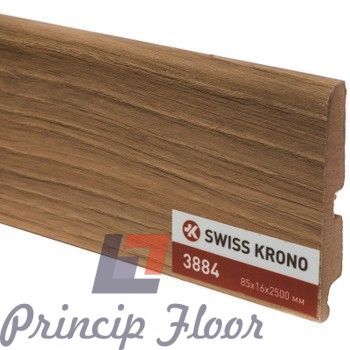Плинтус Kronopol P85 3884, Opera Oak, 2500х85х16мм, 9шт\уп