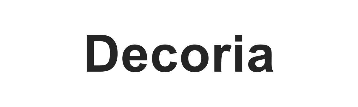 Текстовый логотип Decoria Текстовый логотип Decoria