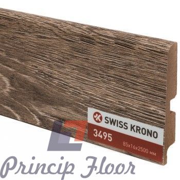 Плинтус Kronopol P85 3495, Mambo Oak, 2500х85х16мм, 9шт\уп