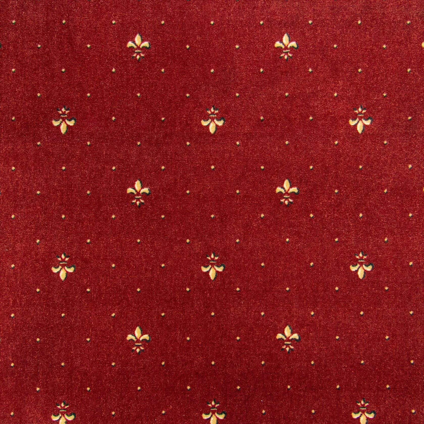Ковролин HC Bonkeel Fleur De Luxe\Флер Де Люкс 421 красный, 3,66 м, 33 кл. РА 6, 800