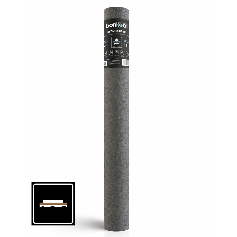 Подложка для SPC Bonkeel Secura Base 1мм 110кг\м³ (1х6\6м2)