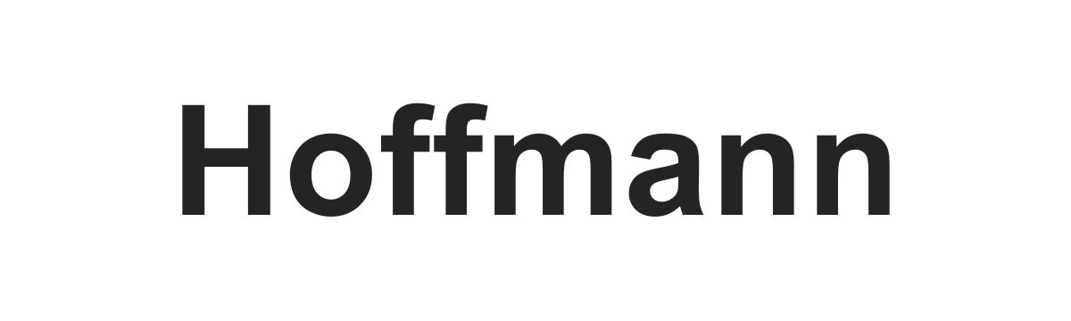 Текстовый логотип Hoffmann Текстовый логотип Hoffmann