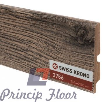 Плинтус Kronopol P85 3756, Merlot Platan, 2500х85х16мм, 9шт\уп