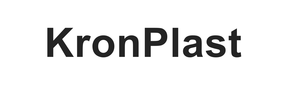Текстовый логотип KronPlast Текстовый логотип KronPlast