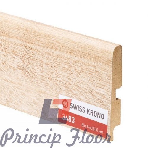 Плинтус Kronopol P85 3483, Curry Oak, 2500х85х16мм, 9шт\уп