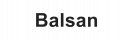 Текстовый логотип Balsan