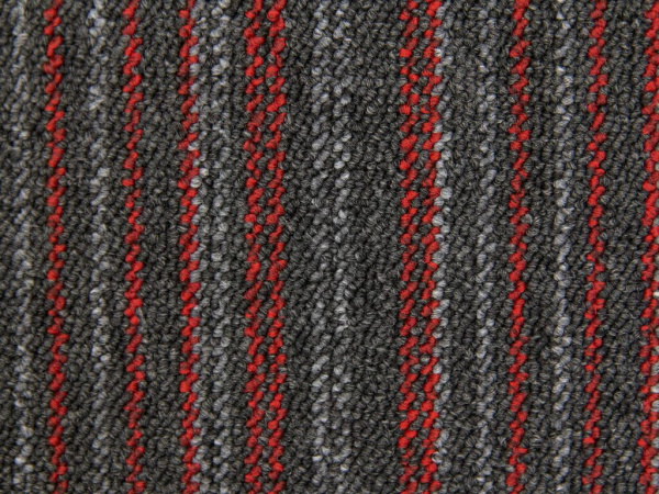 Плитка ковровая Bonkeel Space\Спейс Strip Red, 50х50, 5м2\уп, PP SD