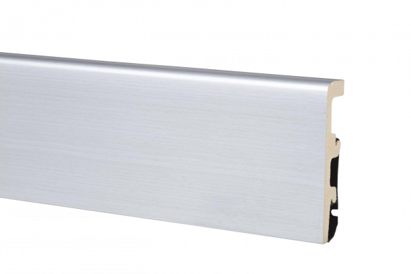 Плинтус Arbiton Integra HDPS 02 Алюминий 2400х80х20мм (Уп\10шт)