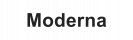 Текстовый логотип Moderna