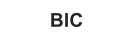 Текстовый логотип BIC